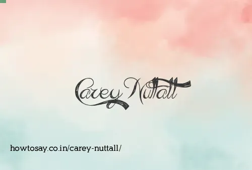 Carey Nuttall