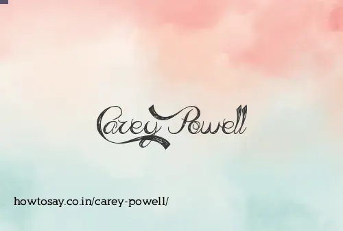 Carey Powell