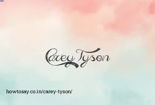 Carey Tyson