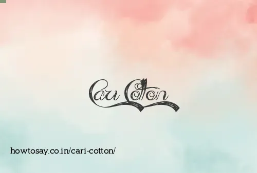 Cari Cotton