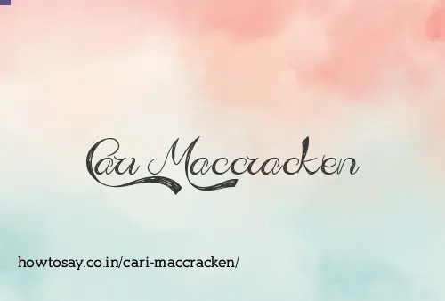 Cari Maccracken