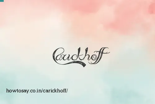 Carickhoff