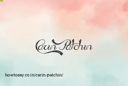 Carin Patchin