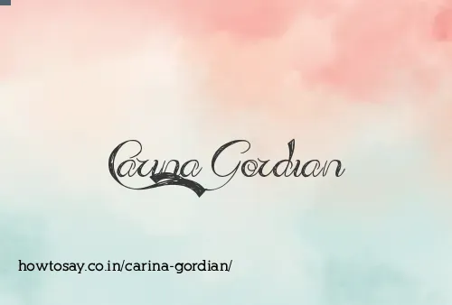 Carina Gordian