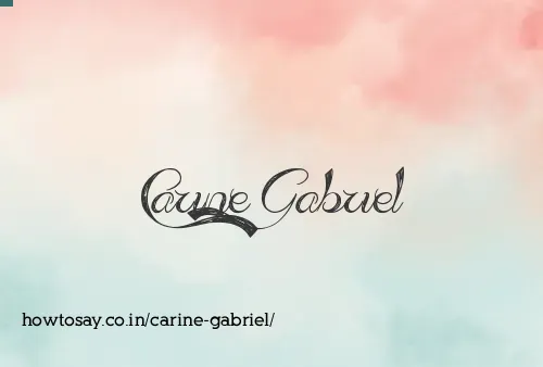 Carine Gabriel