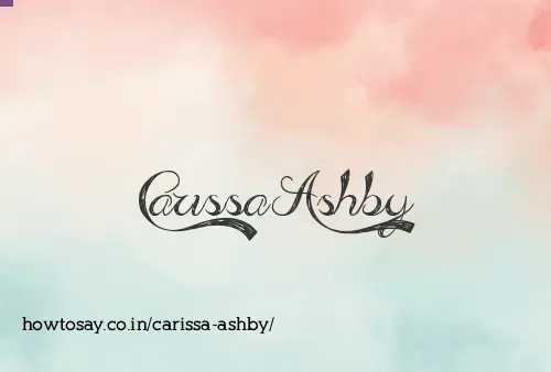Carissa Ashby