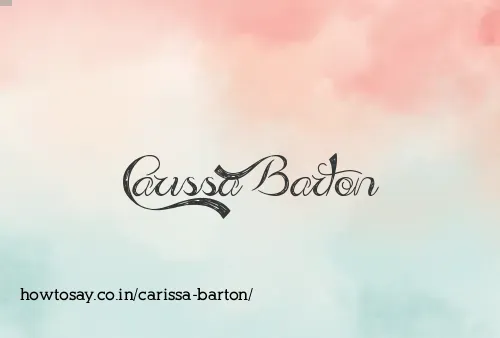 Carissa Barton