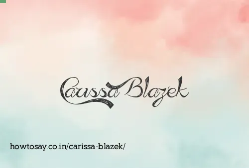 Carissa Blazek