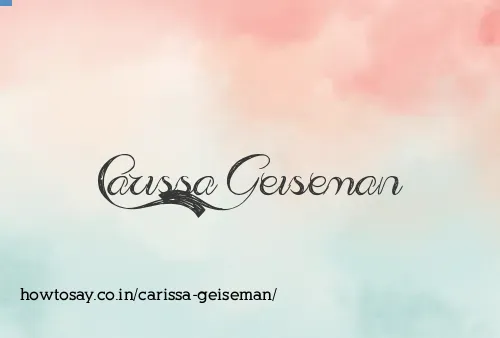 Carissa Geiseman