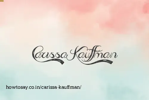 Carissa Kauffman