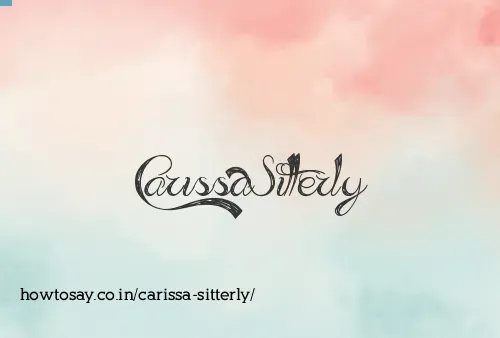 Carissa Sitterly