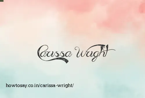 Carissa Wright