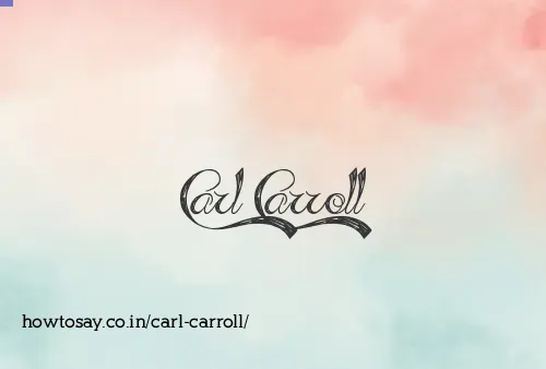Carl Carroll