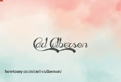 Carl Culberson