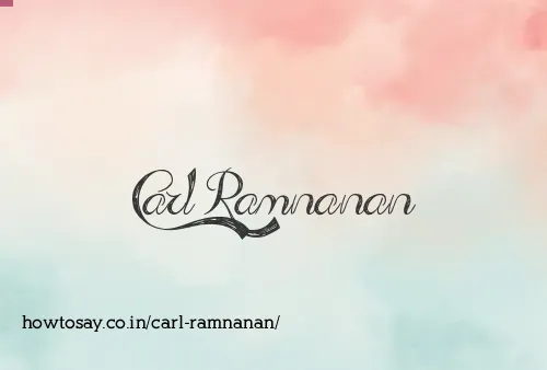 Carl Ramnanan