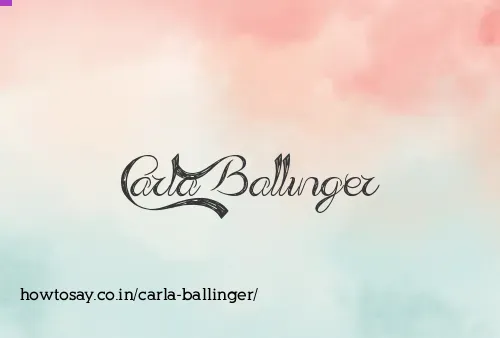 Carla Ballinger
