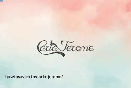 Carla Jerome