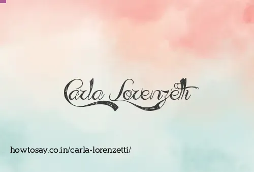Carla Lorenzetti