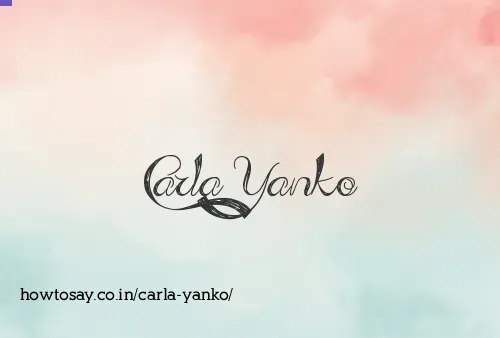 Carla Yanko