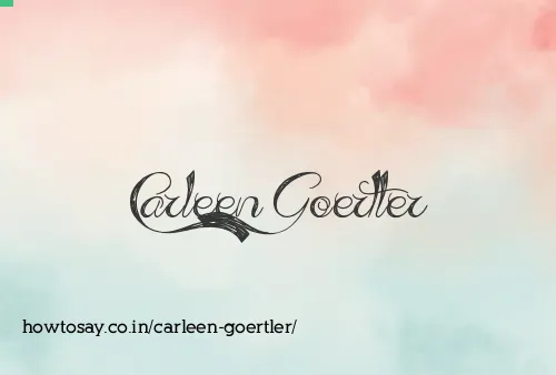 Carleen Goertler