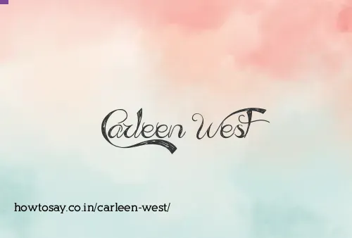 Carleen West