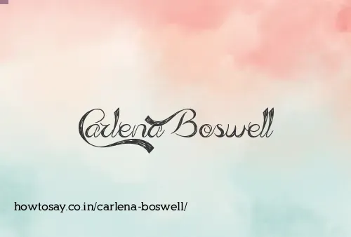 Carlena Boswell
