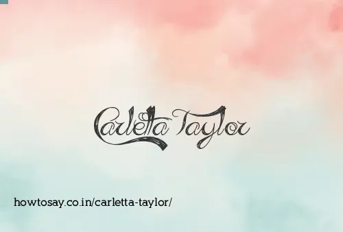 Carletta Taylor