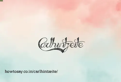 Carlhintzeite