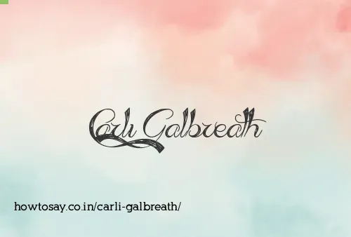 Carli Galbreath