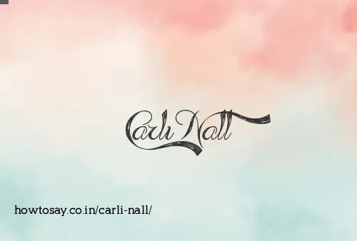 Carli Nall