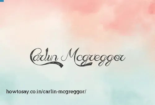 Carlin Mcgreggor
