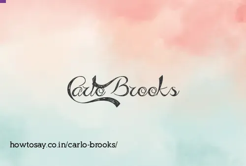 Carlo Brooks