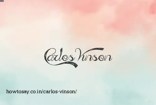 Carlos Vinson