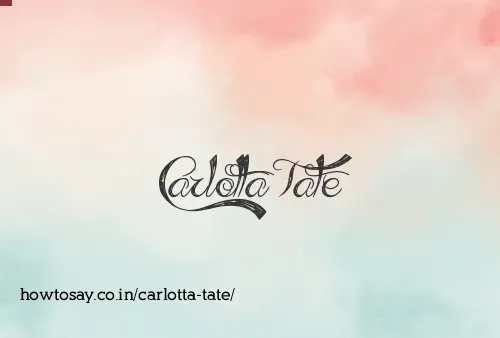 Carlotta Tate