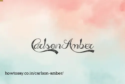 Carlson Amber