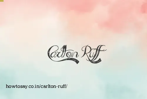 Carlton Ruff