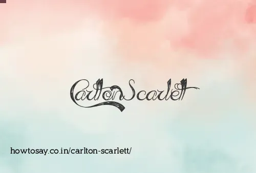 Carlton Scarlett
