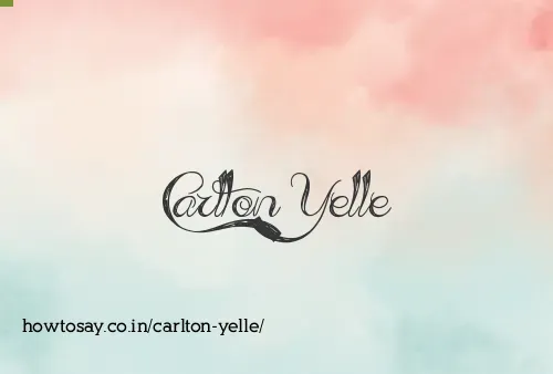 Carlton Yelle