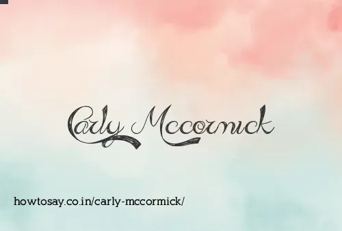 Carly Mccormick