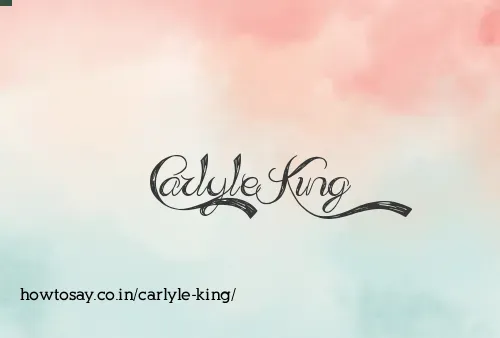 Carlyle King