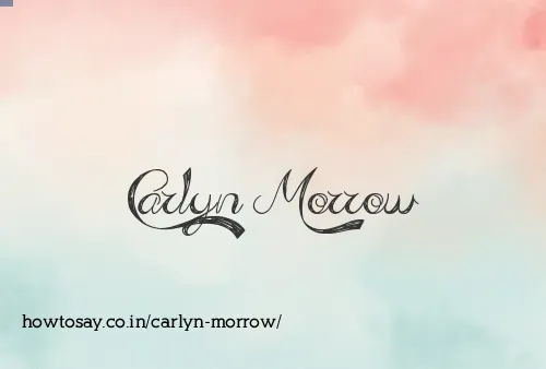 Carlyn Morrow