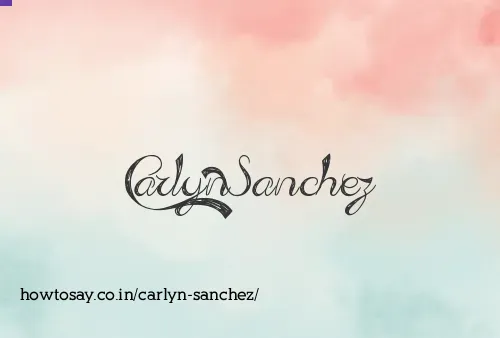 Carlyn Sanchez