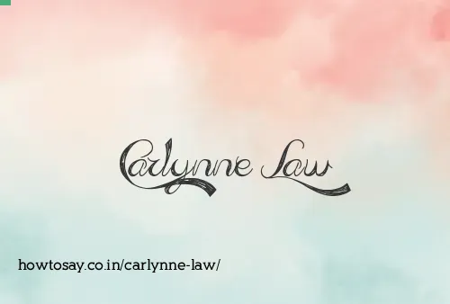 Carlynne Law