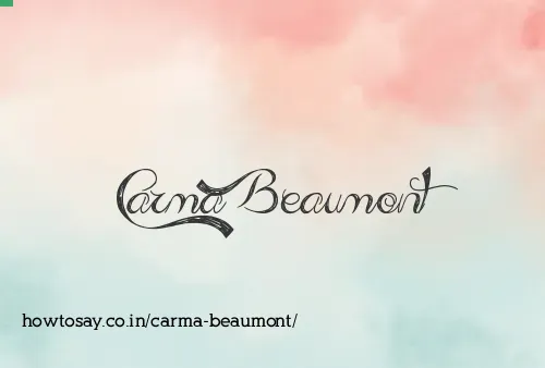 Carma Beaumont