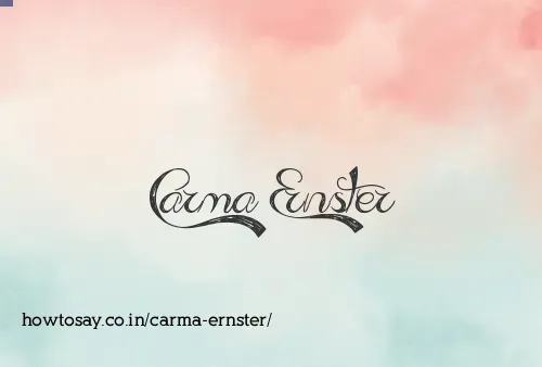 Carma Ernster