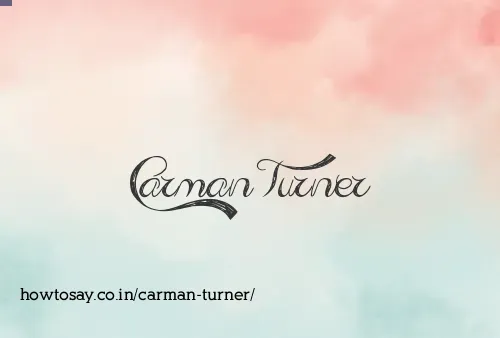 Carman Turner