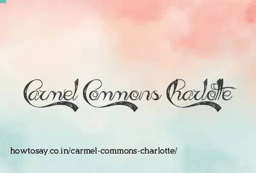 Carmel Commons Charlotte