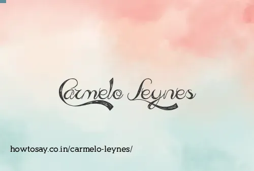 Carmelo Leynes