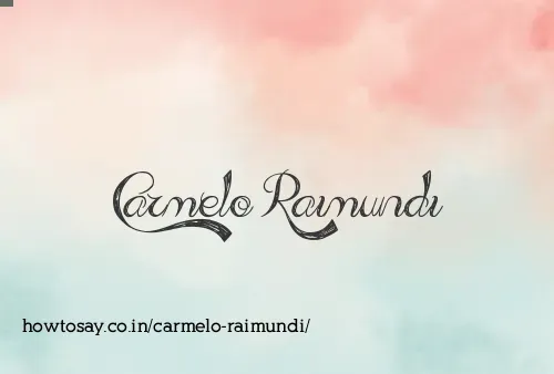 Carmelo Raimundi