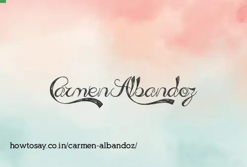 Carmen Albandoz